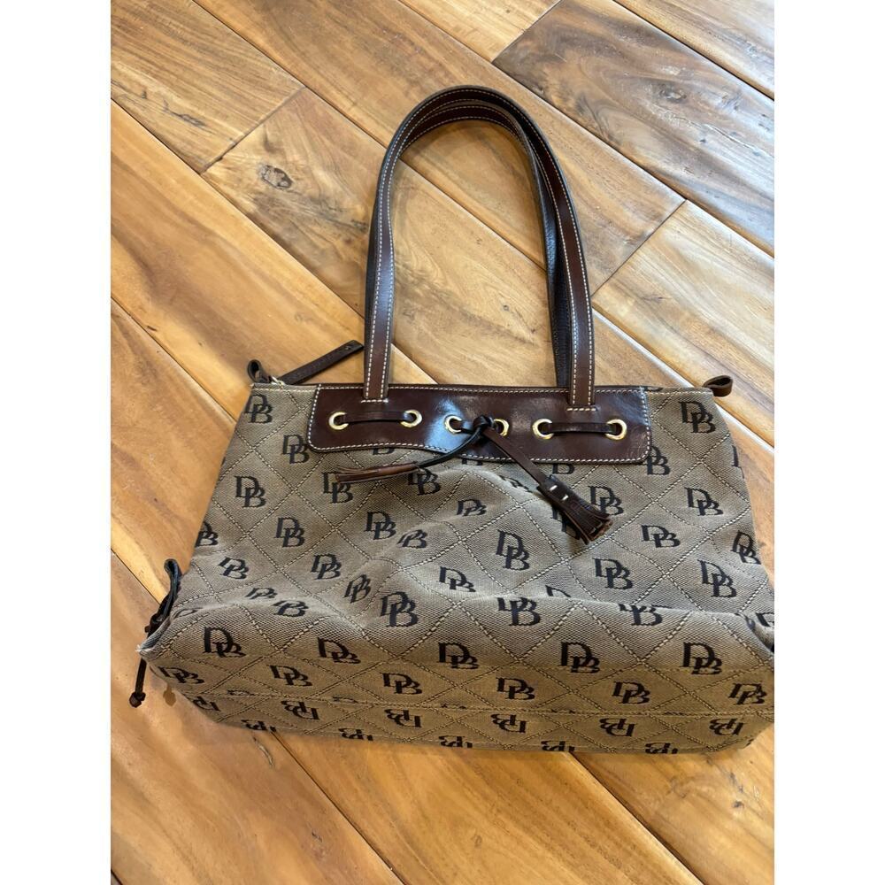 Dooney & Bourke Large Tassel Zip Top Bag